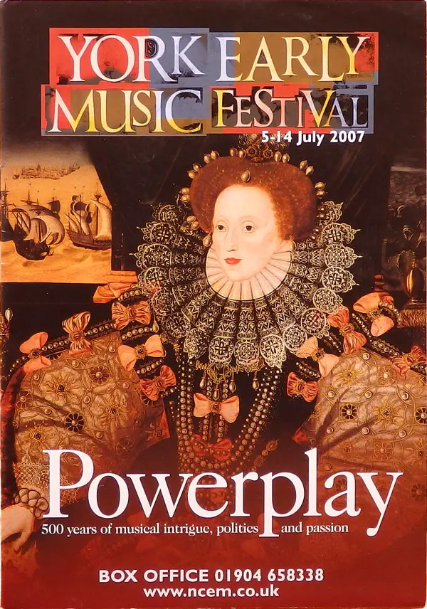 York Early Music Festival 2007 Powerplay brochure design