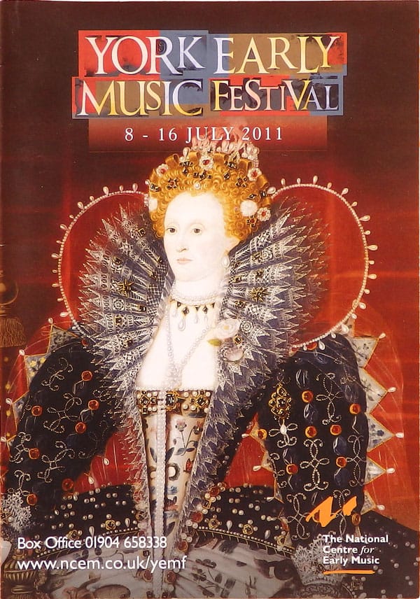 York Early Music Festival 2011 brochure design