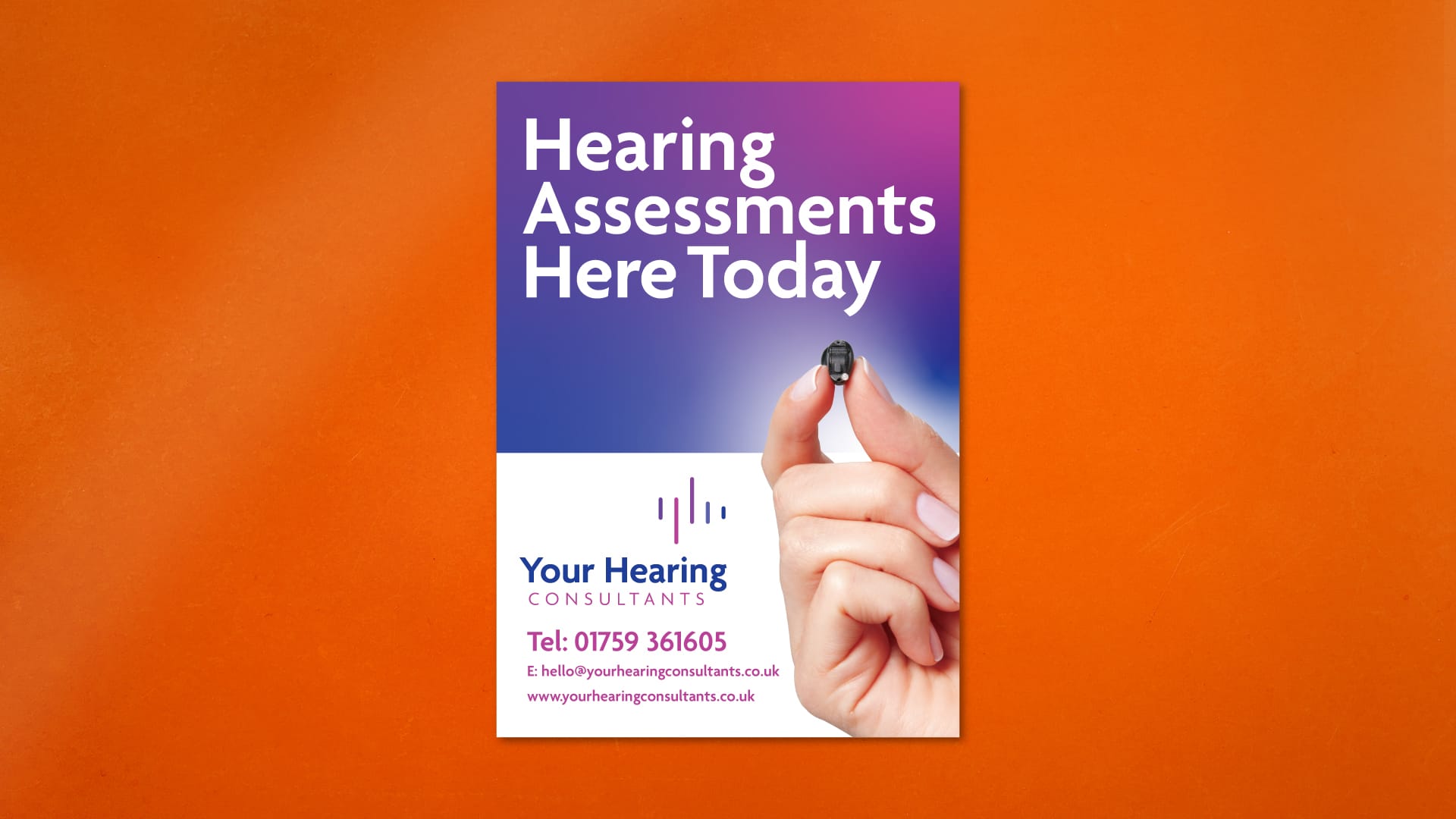 Your Hearing Consultants Poster design