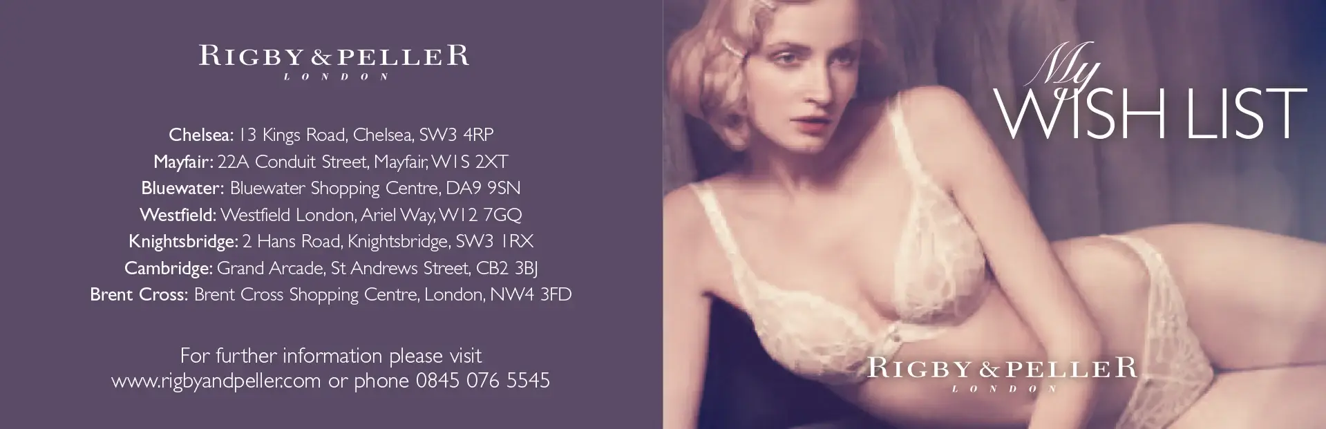 R&P Wish List Advert