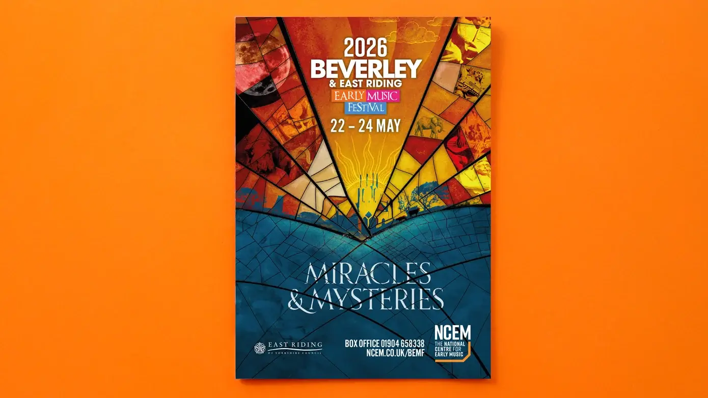 Beverley and East Riding Early Music Festival 2026 Miracles & Mysteries Brochure design